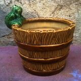 Cache-pot "a la grenouille"