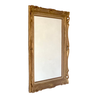 Wall-mounted mirror gilded Montparnasse frame vintage