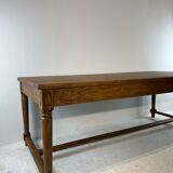 Oak work table, 1850