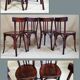 Set 4 chairs Baumann No.43 50s