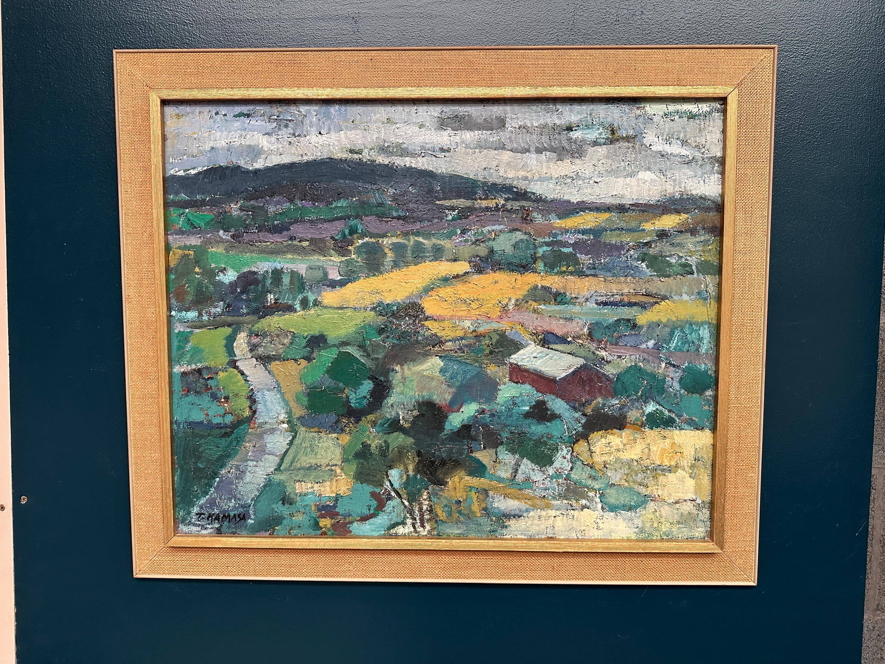 European Oil on Canvas – Landscape by Tadeusz Kamasa