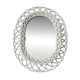 Rattan sun mirror 44x35cm