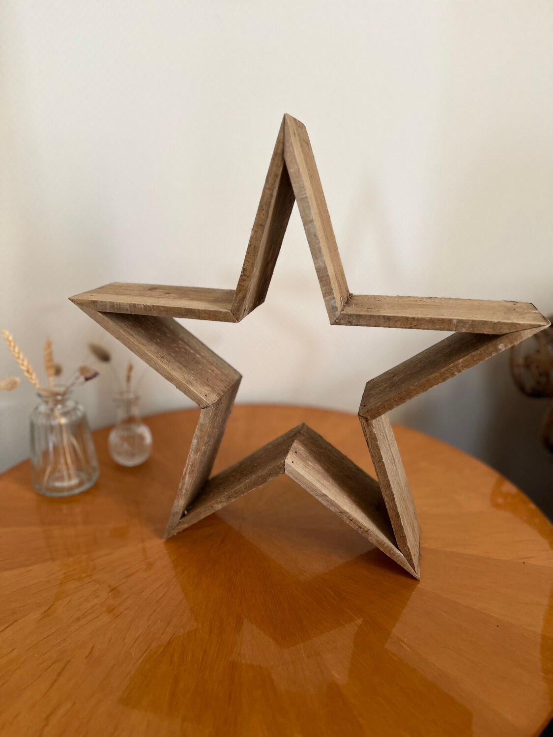Old wooden star
