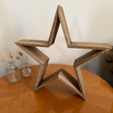 Old wooden star