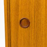 Buffet vintage en teck avec portes coulissantes, 1971