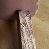 Brutalist tripod stool wabi sabi