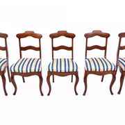 Five antique chairs, Northern Europe, around 1890. After renovation.
