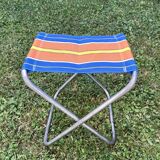Colorful folding camping stool 70s