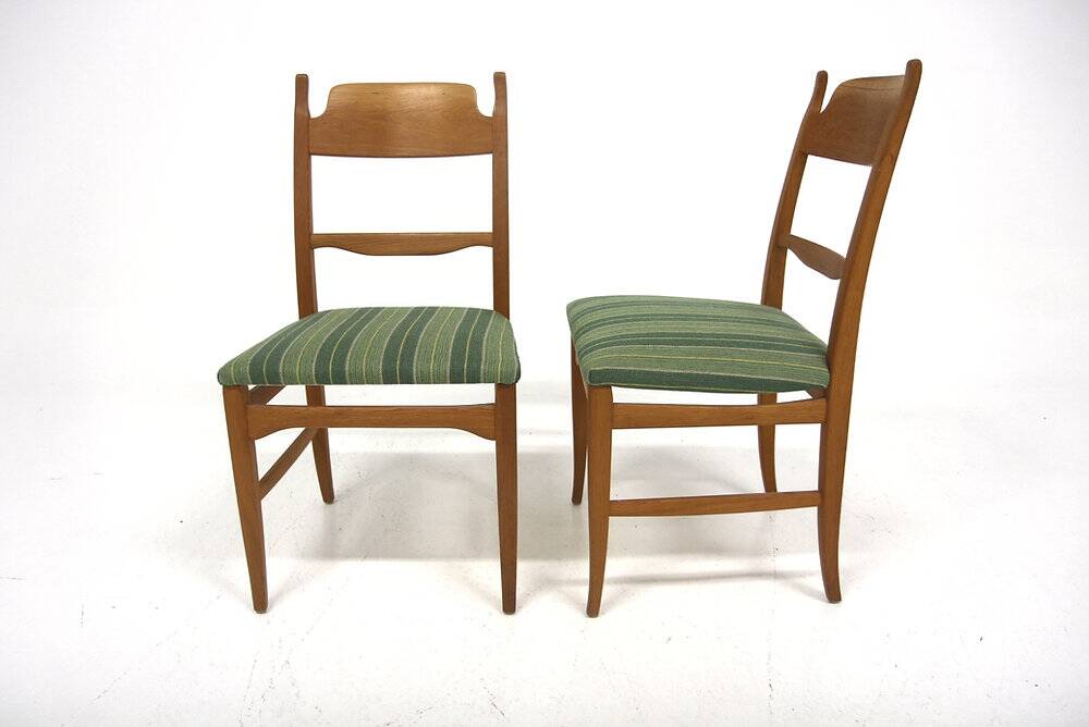 Set of 2 "Calmare Nyckel" chairs, Carl Malmsten, Sweden, 1960.