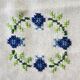 Embroidered tablecloth and 12 vintage napkins