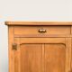 Grand Parisian buffet with billot and butterfly hinges, raw wood, 1930.
