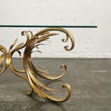 Golden coffee table "wheat cob", 1970