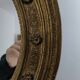 Old golden mirror 40 x 40 cm