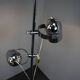 Adjustable double spotlight floor lamp "Stanislav Indra Chrome", Czechoslovakia