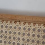 4 chairs cannage and chrome