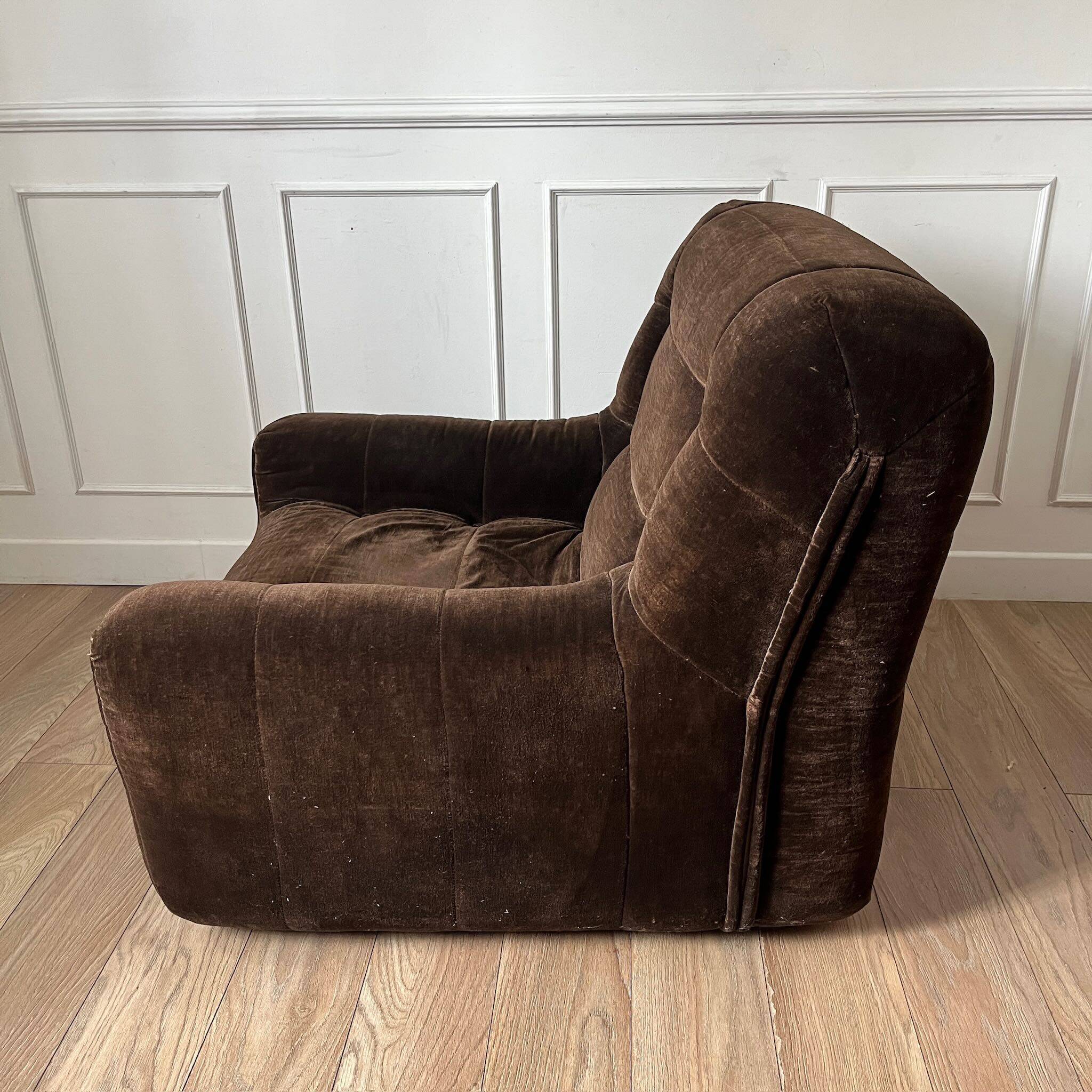 Fauteuils années 70 Arnaldo Gamba