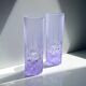 6 Italian Space Age Longdrink Glasses - Alexandrite 1970s