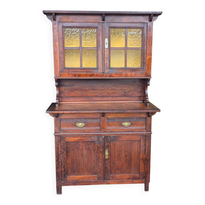 Buffet deux corps japonisant - Art and krafts - circa 1900 Art Nouveau