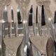 10 silver-plated cake forks by Christofle, Marly pattern