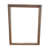 Golden wood frame with godrons
