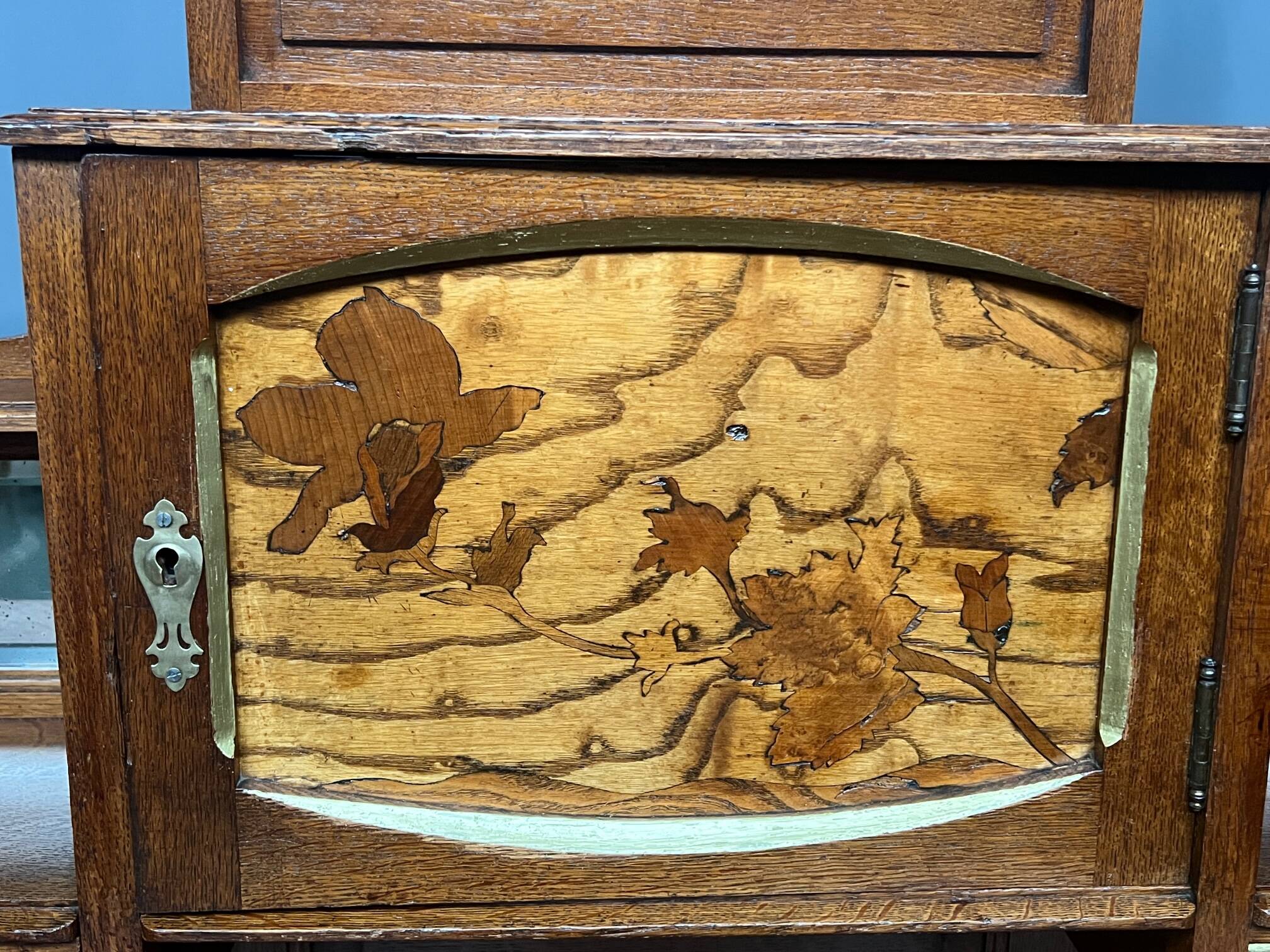 Antique French desk in Art Nouveau style.