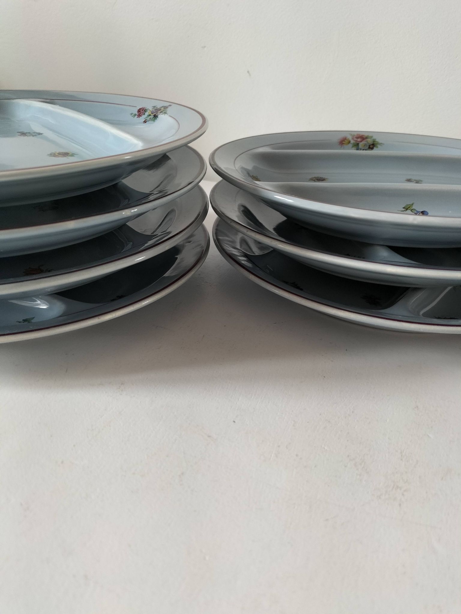 7 assiettes compartimentées Salins France