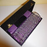 12 under crystal glasses in their original box 1950