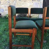 Four chairs with swivel back