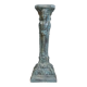 Antique ceramic column faux bronze