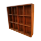 12-locker box presentation frame, teak, 1960