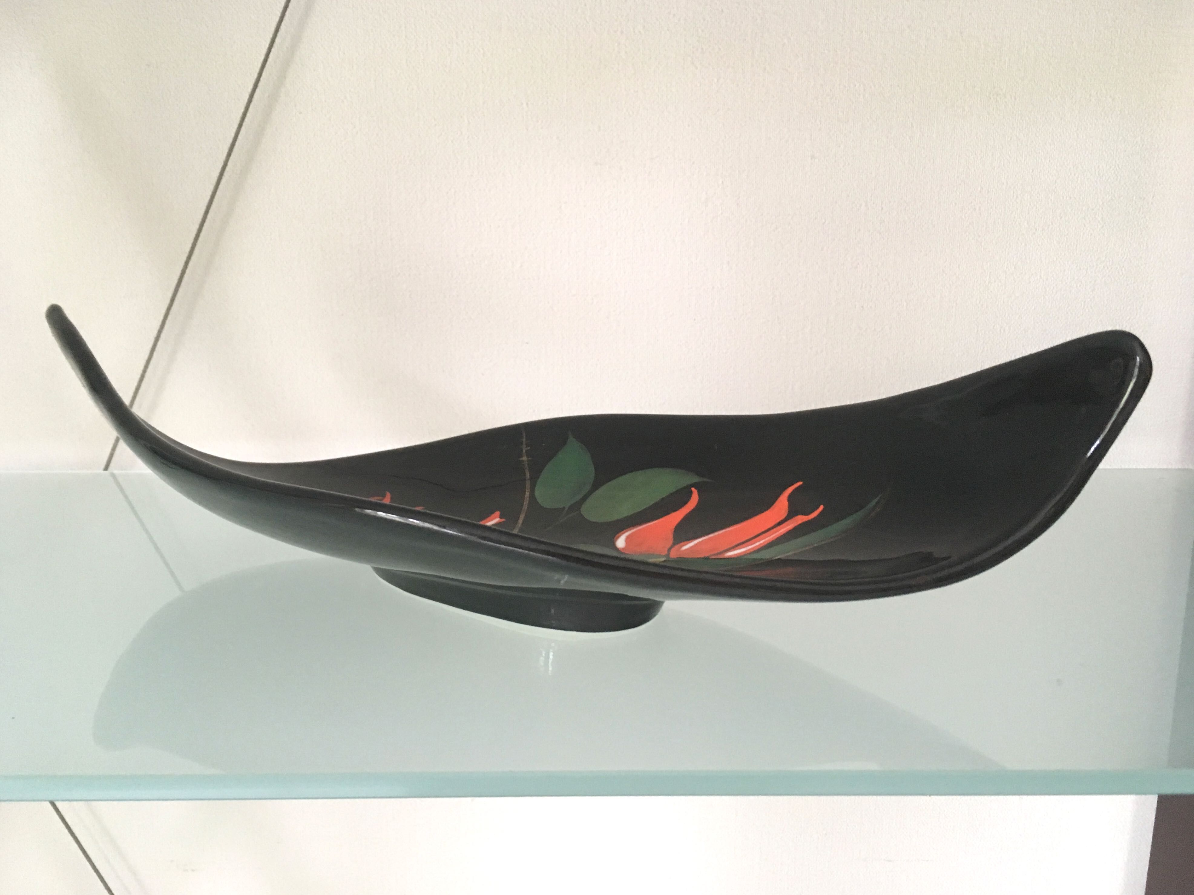 Coupe faïencerie de Longwy 1950