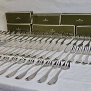 87-piece household cutlery set from Christofle, Versailles model, in metal.