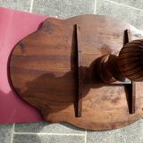 Charles X walnut pedestal table