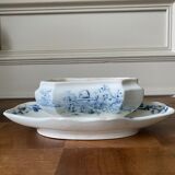 Old English earthenware sauce boat