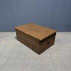Antique painted Swedish wooden chest