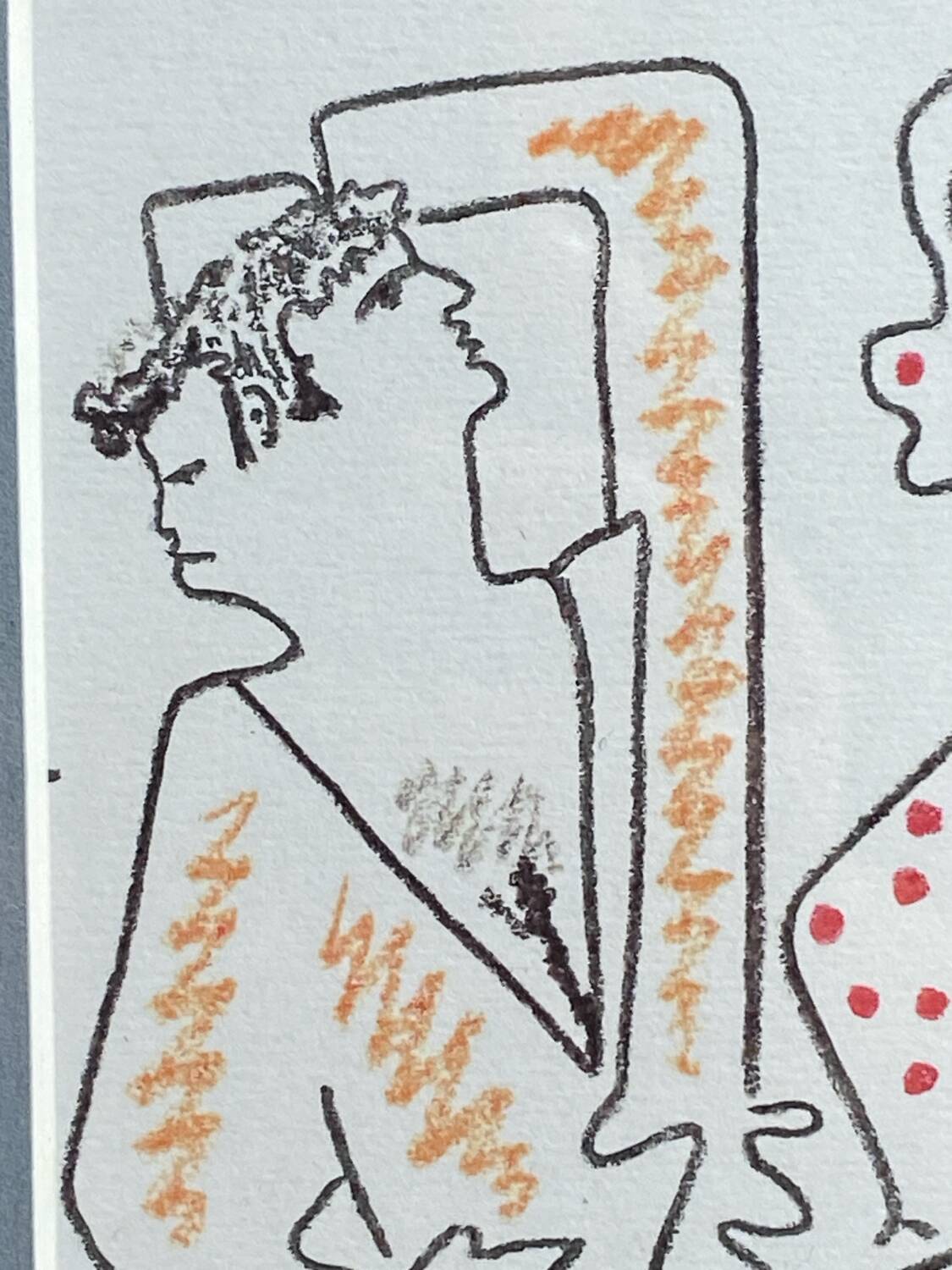 Lithographie "Danseurs de Flamenco", Jean Cocteau