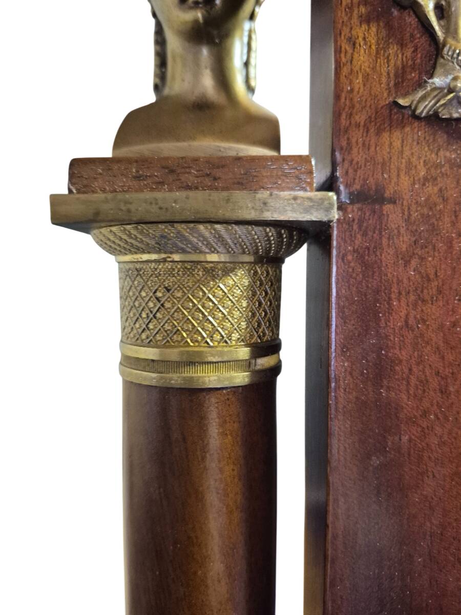 full-length mirror in mahogany Empire style