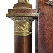 miroir sur pied en  acajou style empire