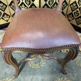Suite of 6 Regency-style walnut chairs