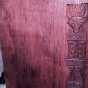 Chaise malgache en palissandre sculpté