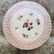Floral patterned plate with rose buds Sarreguemines Digoin