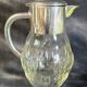 WMF jug / glass and silver-plated metal pouring vessel with filter, 1930s/40s