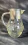 WMF jug / glass and silver-plated metal pouring vessel with filter, 1930s/40s