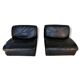 Pair of leather heaters Ligne Roset 1980