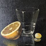Still life oil on canvas contemporary painting