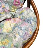 Fauteuil pivotant en rotin