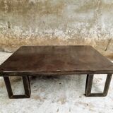 Industrial coffee table pallet table blank steel