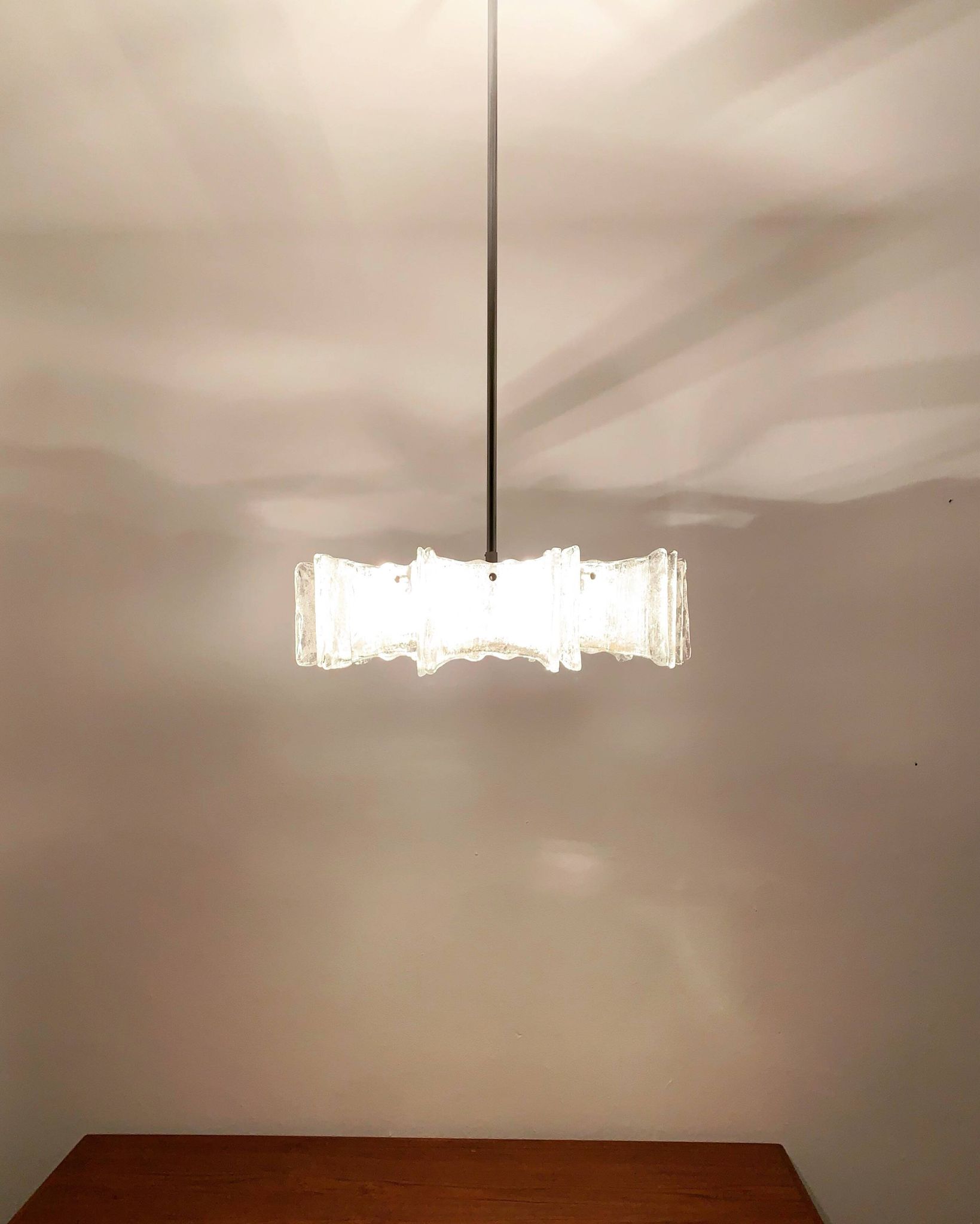 Ice Glass Chandelier by Kaiser Leuchten