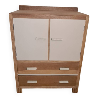 Old boarding school chest of drawers
