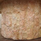 Magnussen Ponte, 1980 brutalist fossil stone coffee table